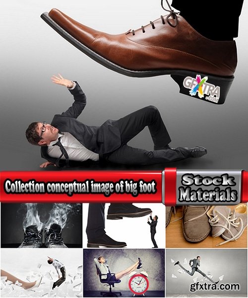 Collection conceptual image of big foot comes 25 HQ Jpeg