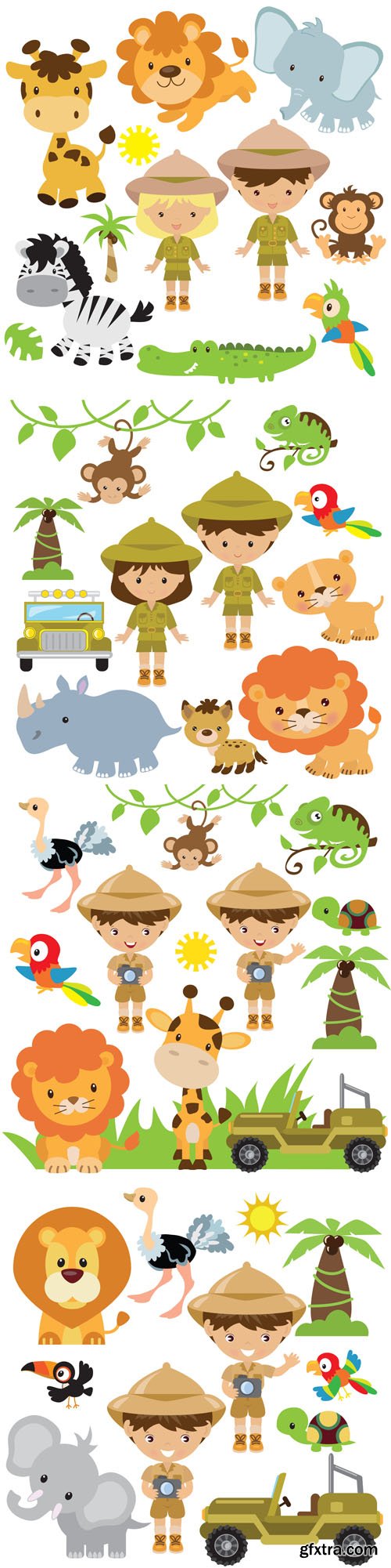 Safari illustration - Vectors A000028