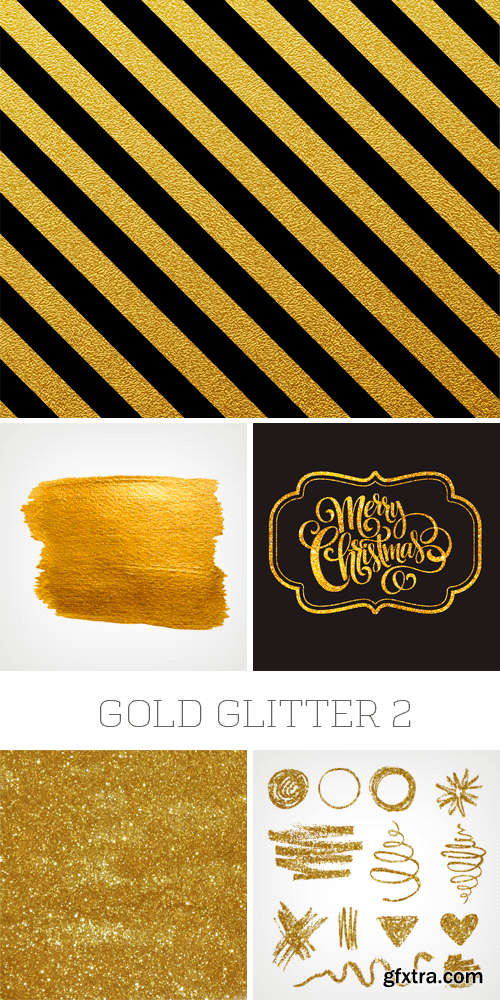 Amazing SS - Gold Glitter 2, 25xEPS