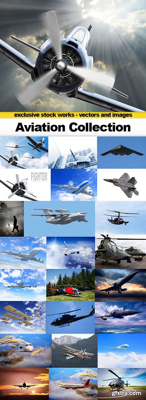 Aviation Collection - 25 UHQ JPEG