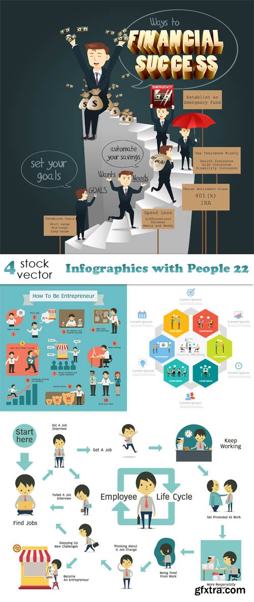 Vectors - Infographics with People 22