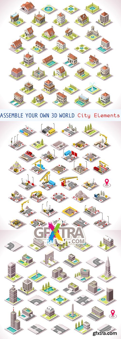Buildings & City Elements Vector