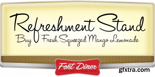 Refreshment Stand Font