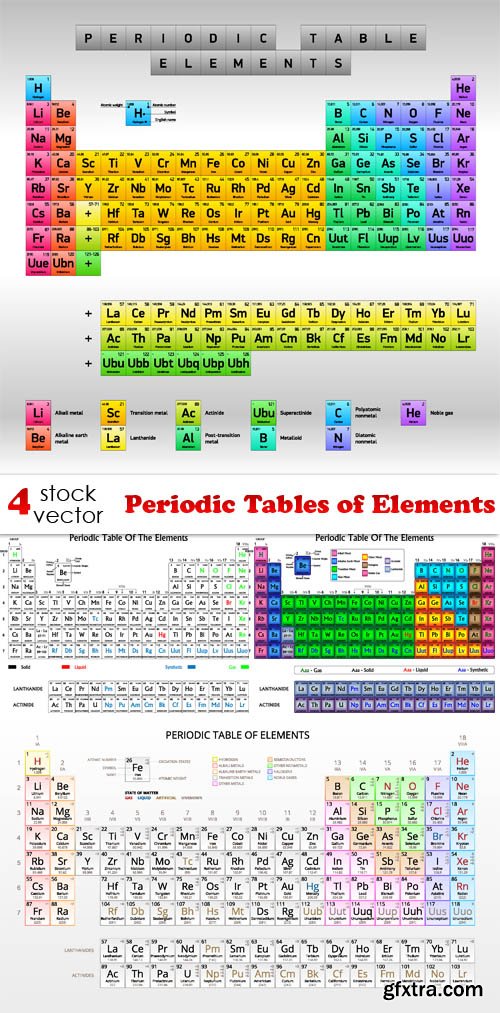 Vectors - Periodic Tables of Elements