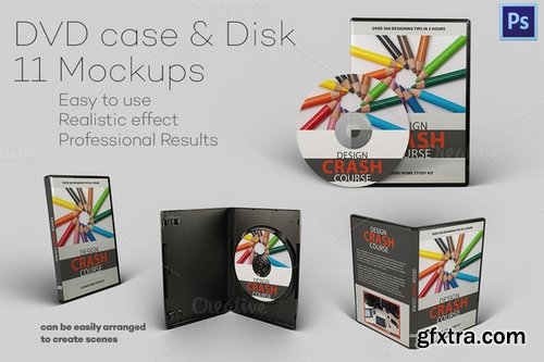 CM - DVD case & Disk - 11 Mockups 483645