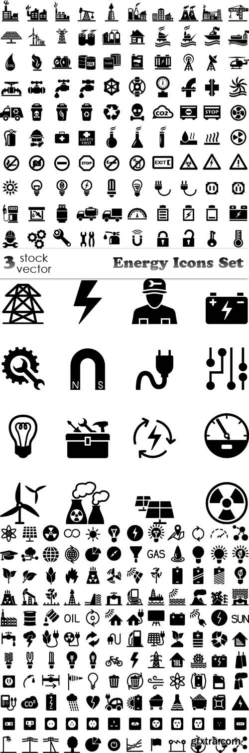 Vectors - Energy Icons Set