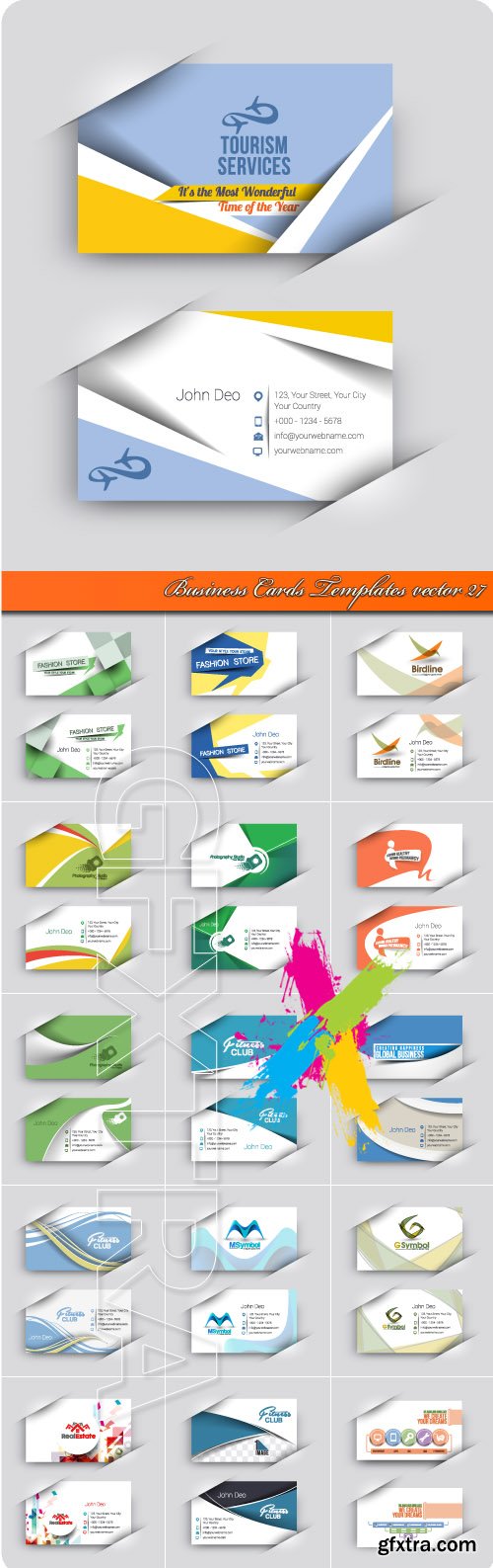 Business Cards Templates vector 27