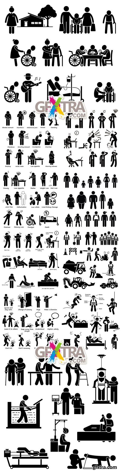 People Silhouettes Vector 2