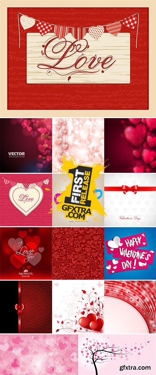 Stock Valentine background vector