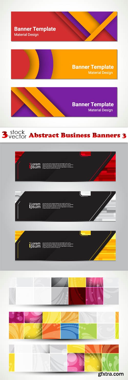 Vectors - Abstract Business Banners 3
