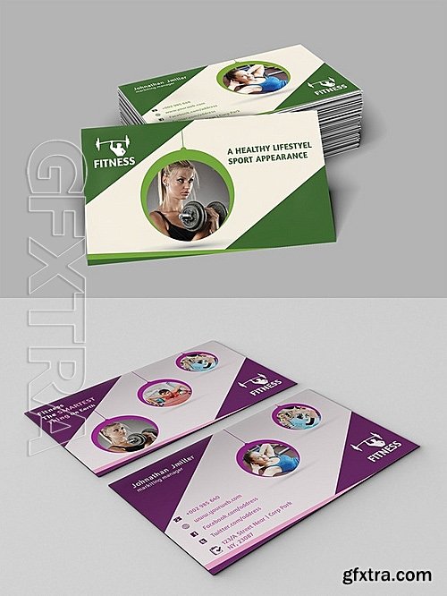 CM - Fitness Business Card 489758