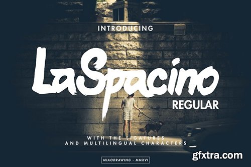 Creativemarket LaSpacino Typeface 491699