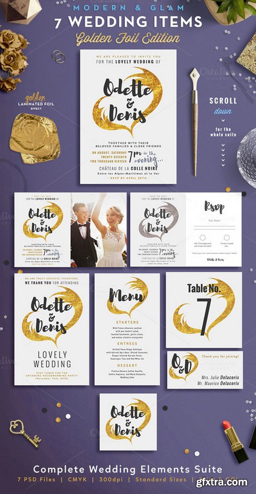 CM - Wedding Suite I Golden Foil Edition 492065