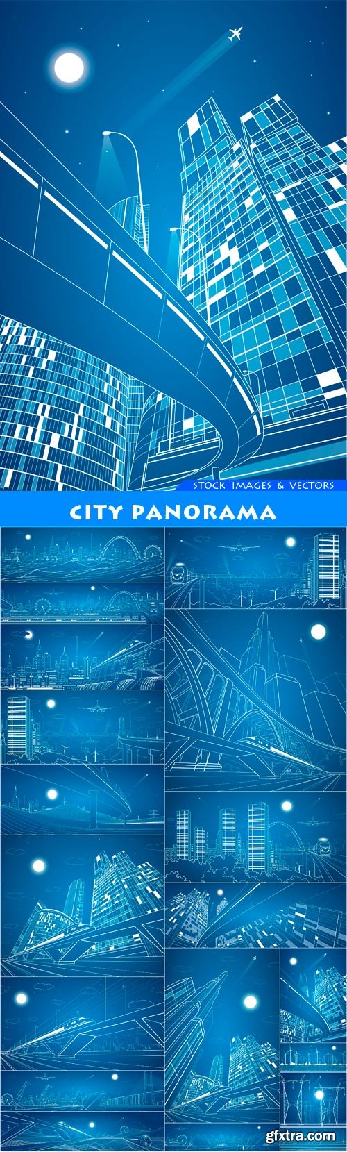 City panorama 19X EPS