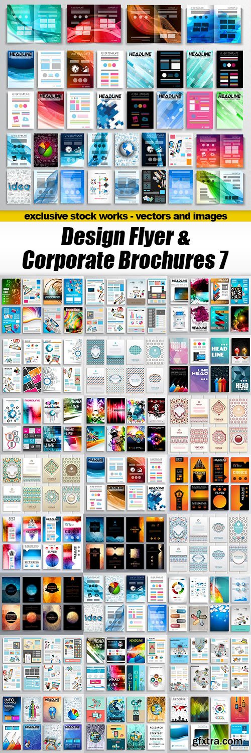 Design Flyer & Corporate Brochures 7 - 25xEPS