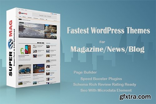 Supermag v1.0 - Fast Material Magazine WordPress Theme - CM 479713