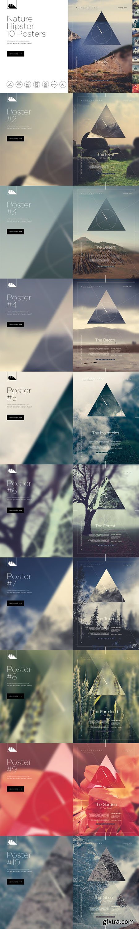 CM - Hipster Nature 10 Posters 494161