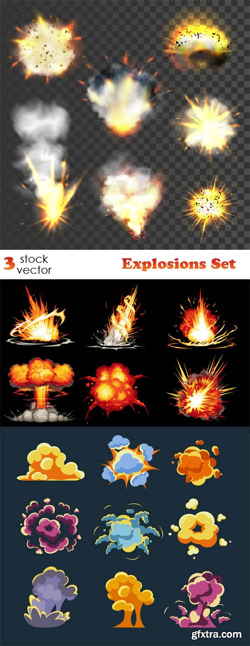Vectors - Explosions Set
