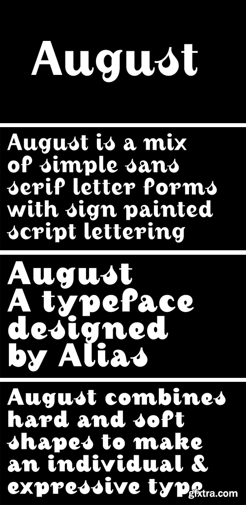 August Font Family