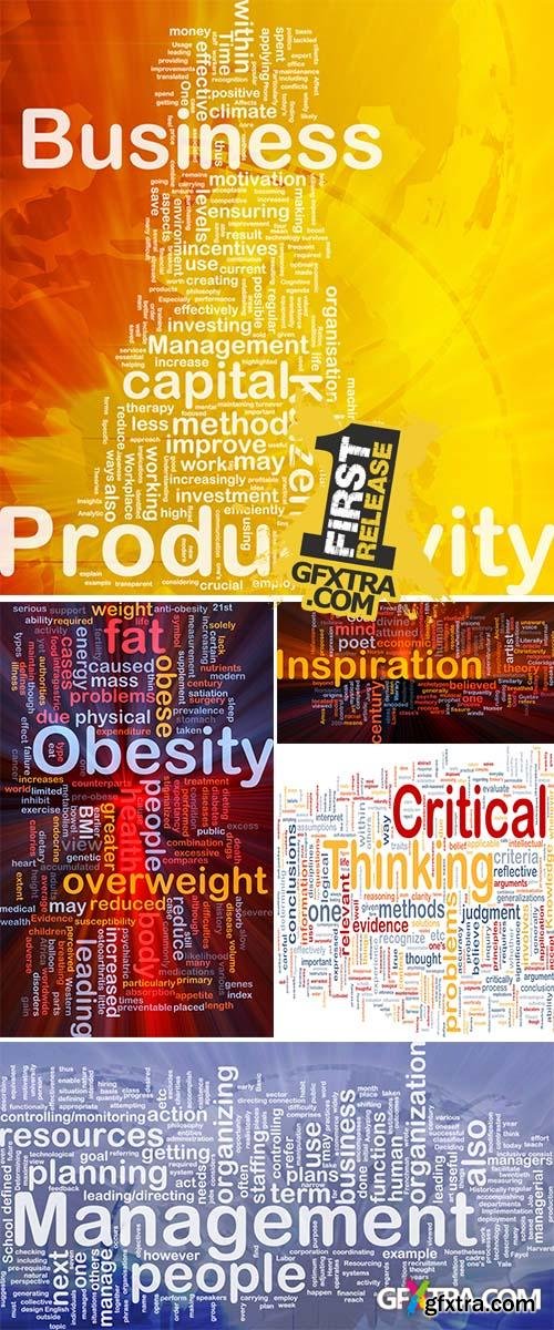 Stock Photo: Background concept wordcloud