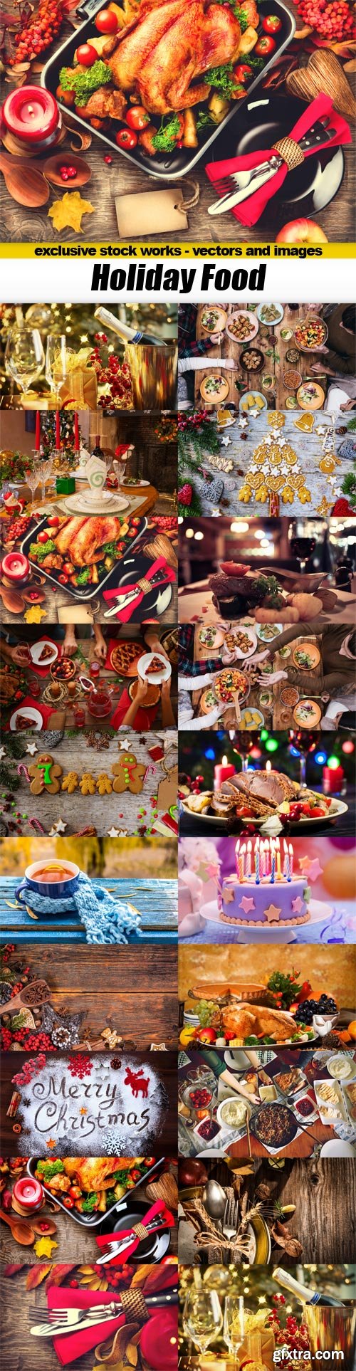 Holiday Food - 20x JPEGs