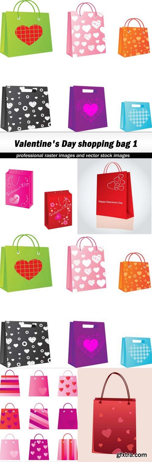 Valentine\'s Day shopping bag 1