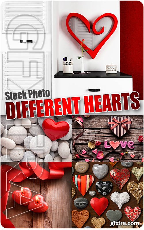 Different Hearts - UHQ Stock Photo