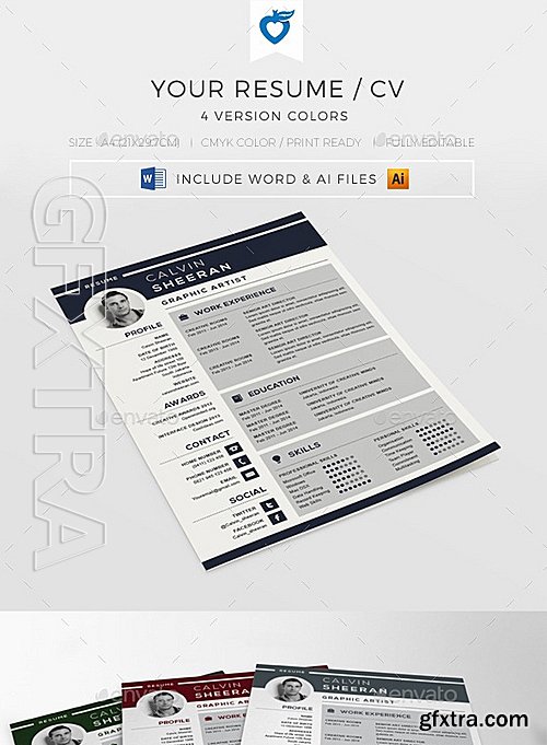 GraphicRiver - Your Resume CV 10507626