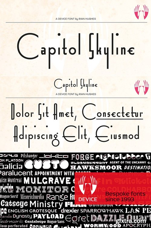 Capitol Skyline Font Family $104