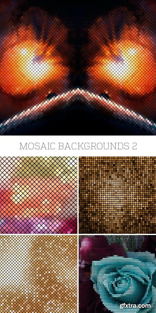 Amazing SS - Mosaic Backgrounds 2, 25xEPS
