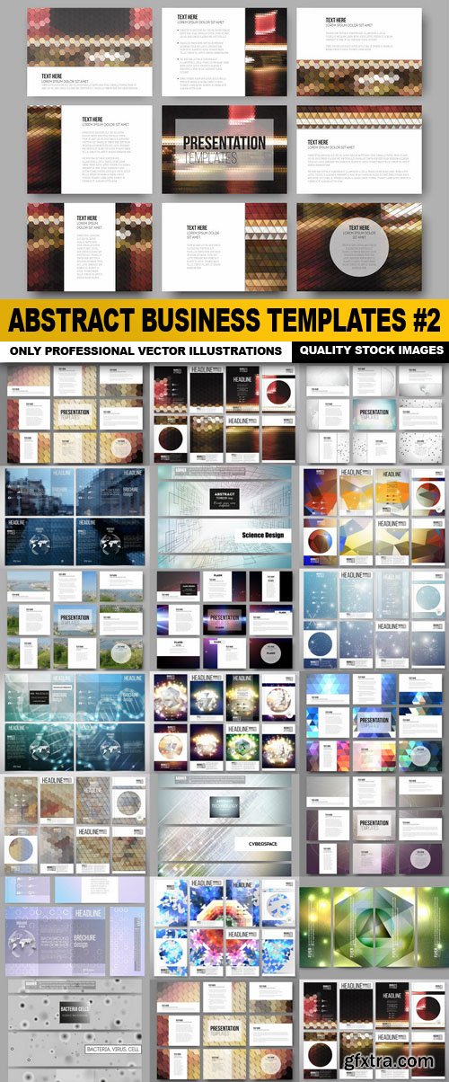 Abstract Business Templates #2 - 20 Vector