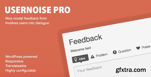 CodeCanyon - Usernoise Pro Modal Feedback & Contact form v4.1.2 - 1420436