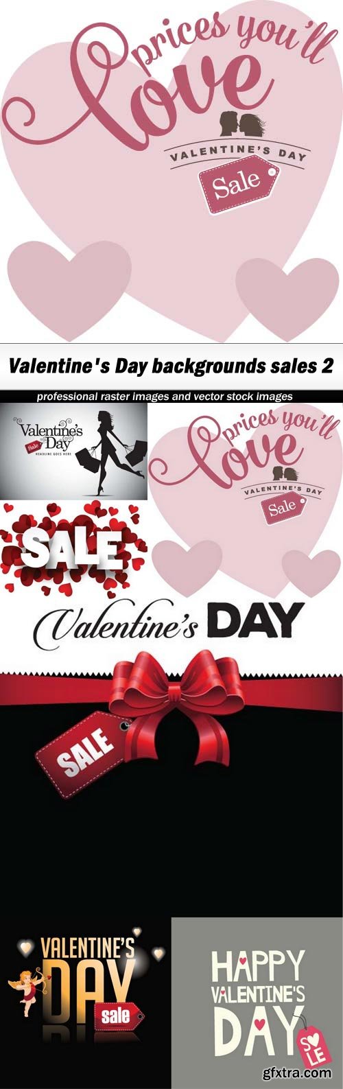 Valentine\'s Day backgrounds sales 2