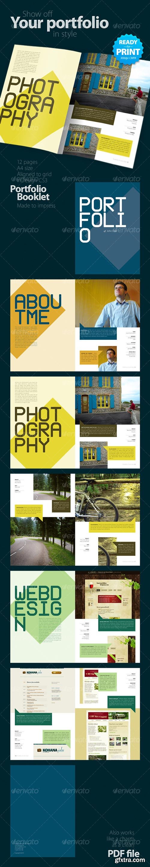GraphicRiver - Portfolio Booklet (12 pages) - 66218