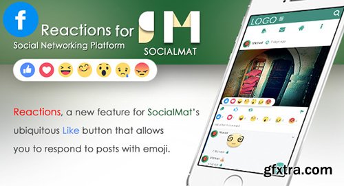CodeCanyon - Facebook Style Reaction for SocialMat (Update: 9 December 15) - 13918991
