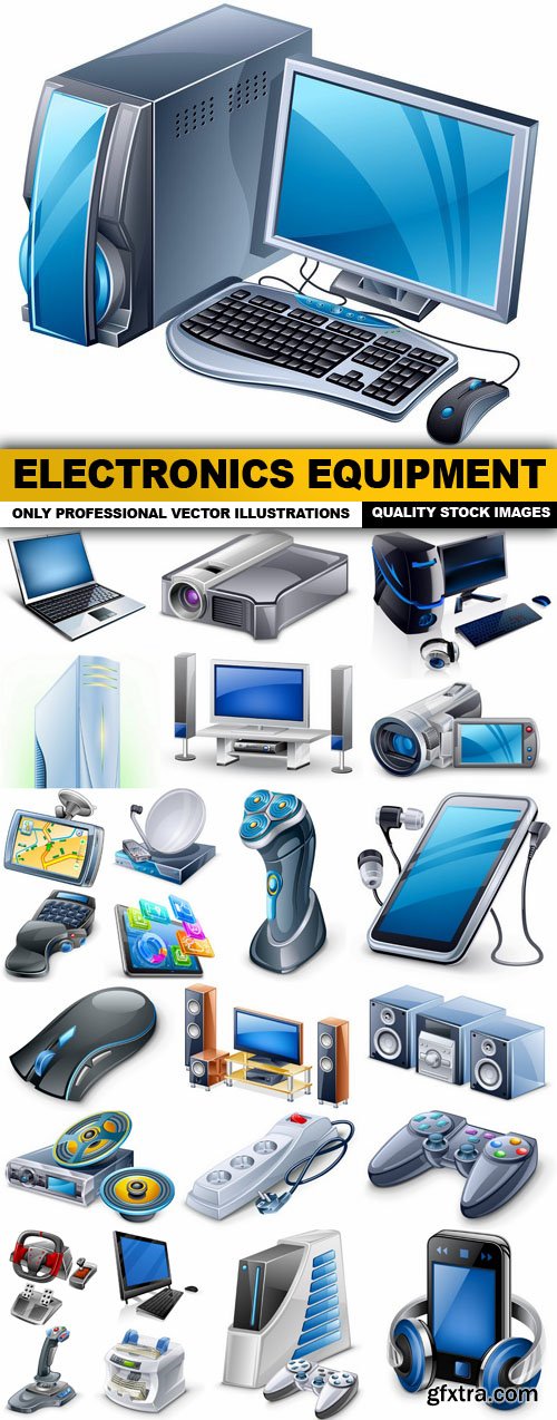 Electronics Equipment - 25 Vector