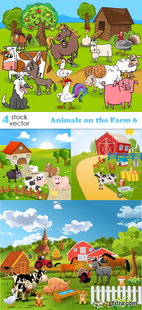 Vectors - Animals on the Farm 6