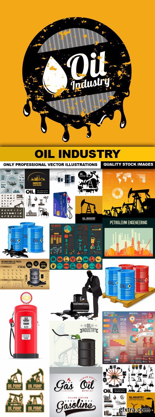 Oil Industry - 25 Vector