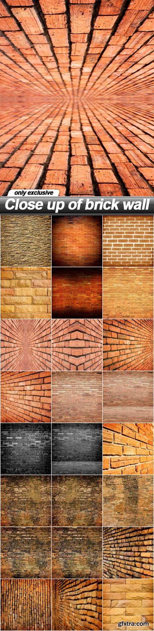 Close up of brick wall - 25 UHQ JPEG