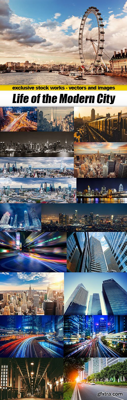 Life of the Modern City - 20xUHQ JPEG