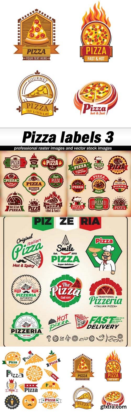 Pizza labels 3