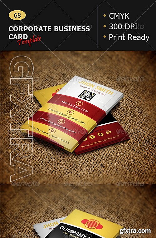 GraphicRiver - Business Card Template 68 6531688