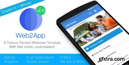CodeCanyon - Web2App v2.0 - Quickest Feature-Rich Android Webview - 8980493