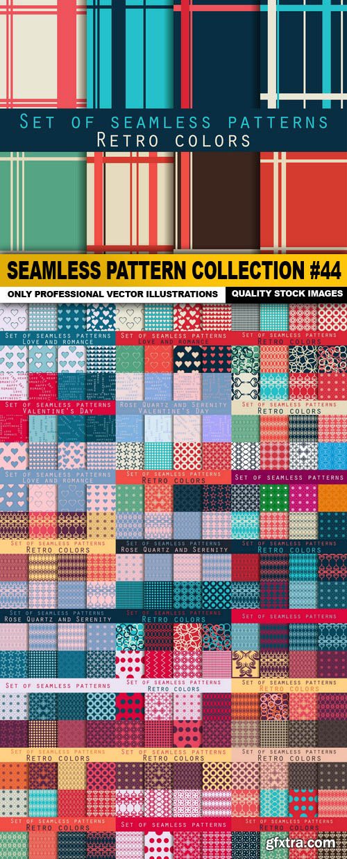Seamless Pattern Collection #44 - 25 Vector