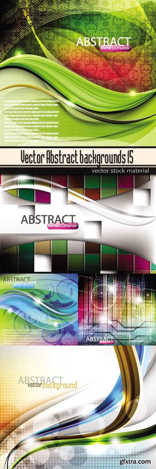 Vector Abstract backgrounds 15