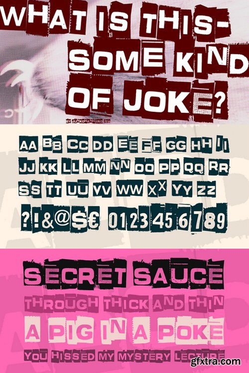 What is this – some kind of joke Font