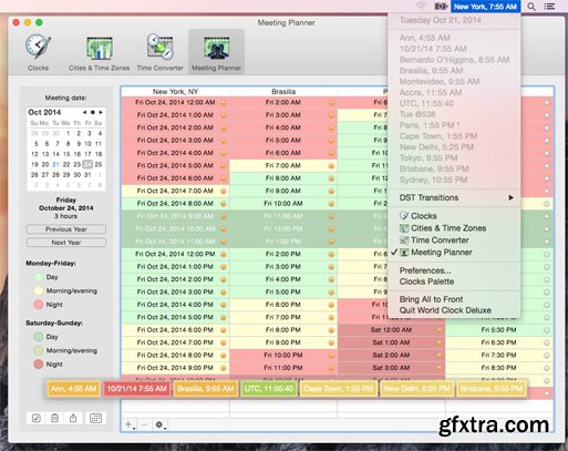 World Clock Deluxe 4.15.1 (Mac OS X)