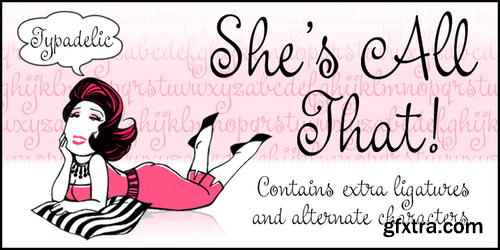Shes All That font family