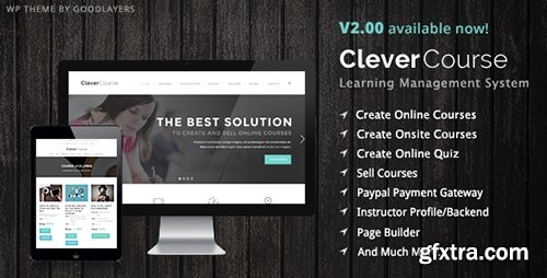 ThemeForest - Clever Course v2.03 - Learning Management System Theme - 8645312