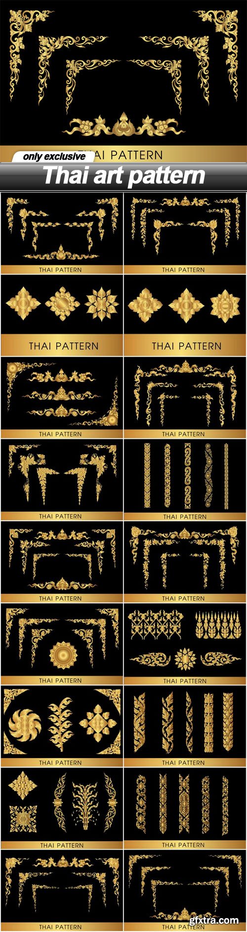 Thai art pattern - 19 EPS